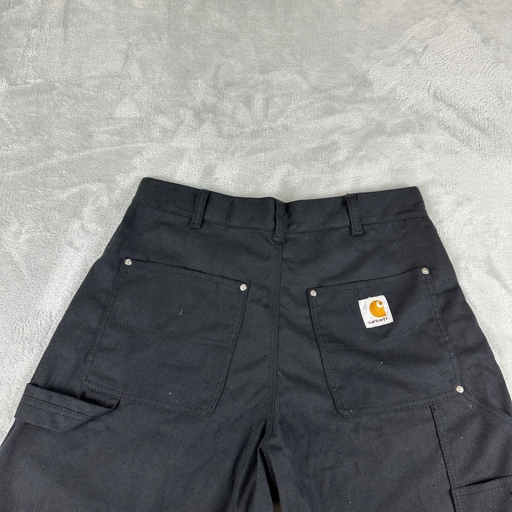 Carhartt Rework Double Knee Black Shorts Men's Size 34 W REFER TO MEASUREMENTS - Picture 8 of 15